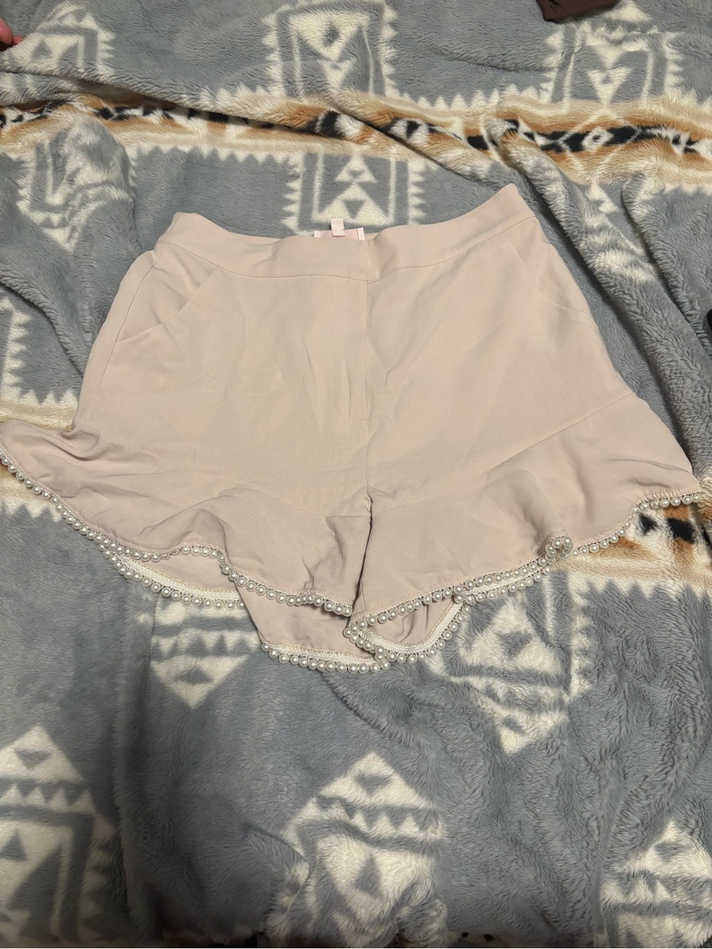 cinq a sept Cream Satin Skirt